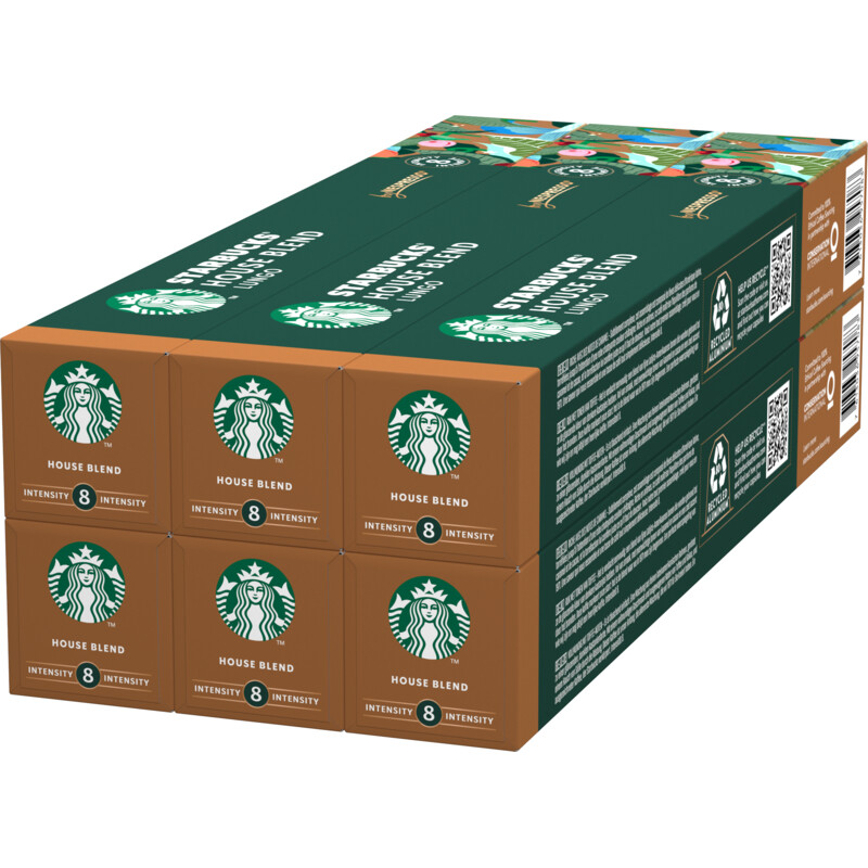 Een afbeelding van Starbucks Nespresso Medium House 6-pack