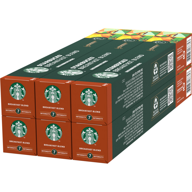 Een afbeelding van Starbucks Nespresso Breakfast Blend 6-pack
