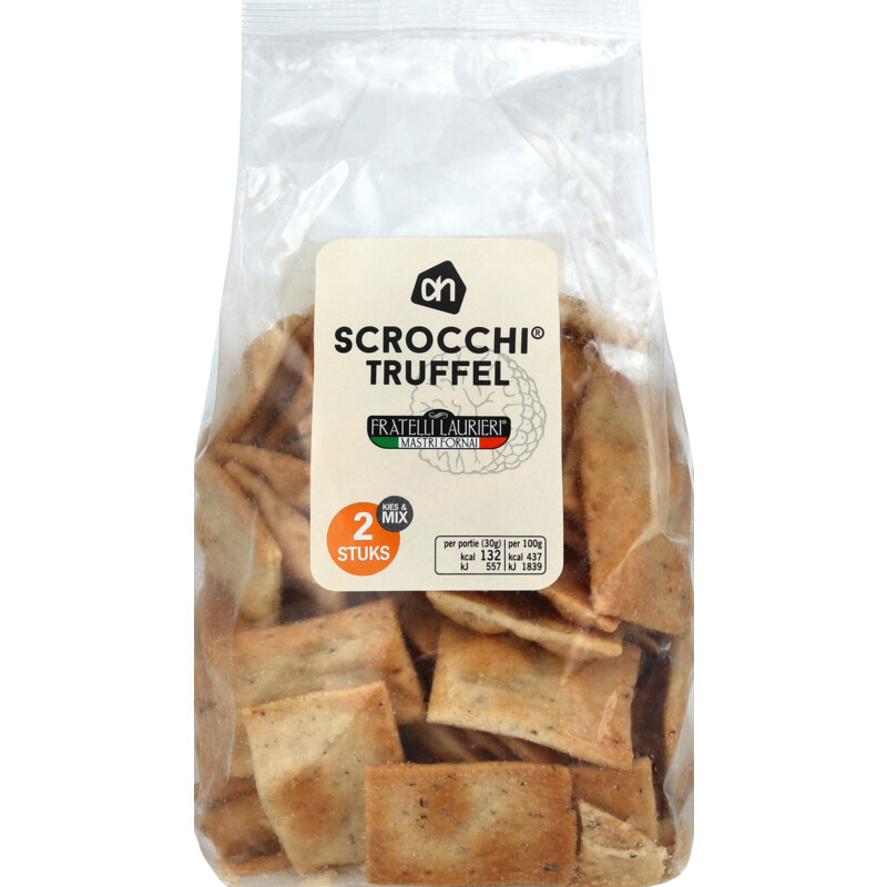 Een afbeelding van AH Scrocchi truffel