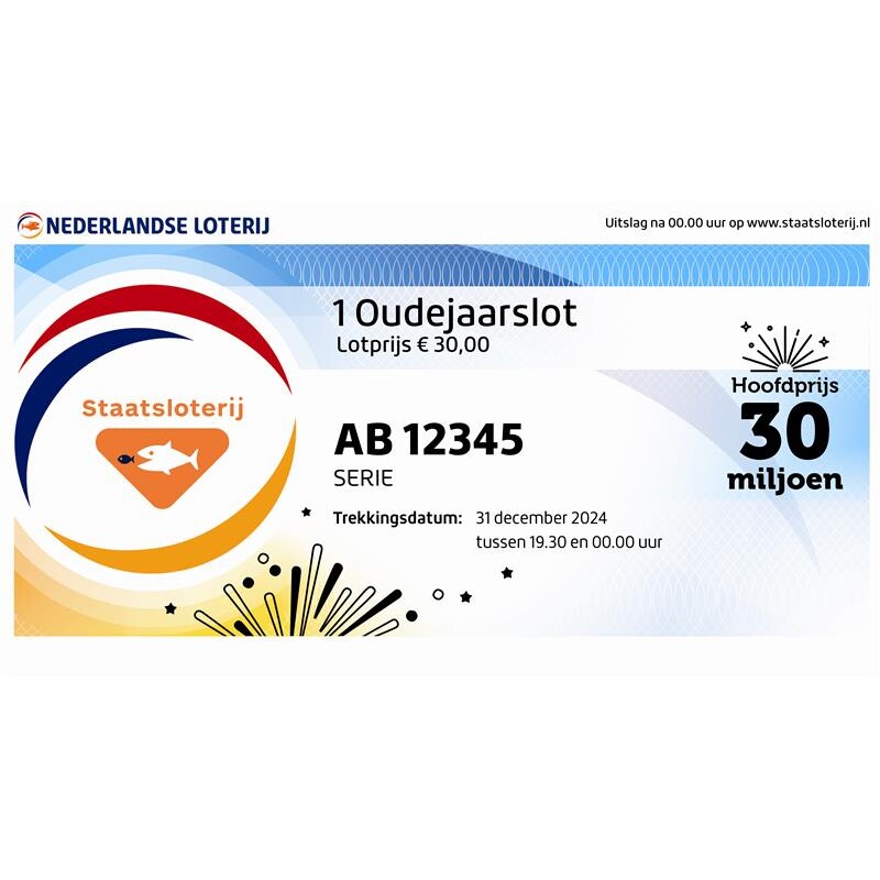 Een afbeelding van Staatsloterij Digitaal Oudejaarslot