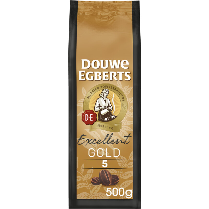 Een afbeelding van Douwe Egberts Excellent gold bonen