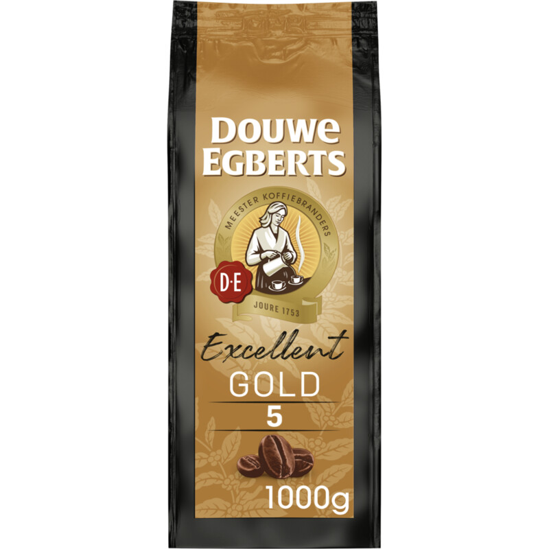 Een afbeelding van Douwe Egberts Excellent gold bonen