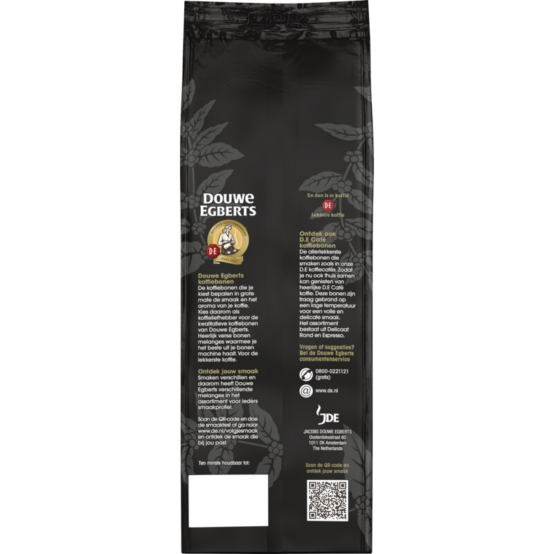 Een afbeelding van Douwe Egberts Espresso bonen