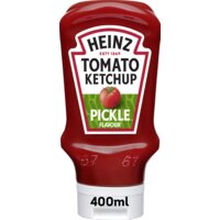 Een afbeelding van Heinz Tomato ketchup pickle flavour