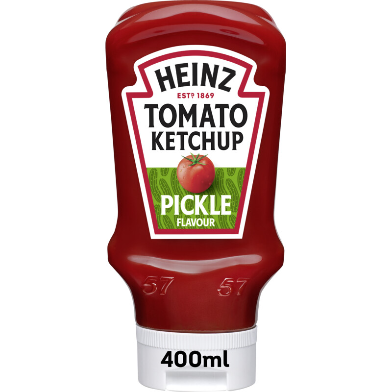Een afbeelding van Heinz Tomato ketchup pickle flavour