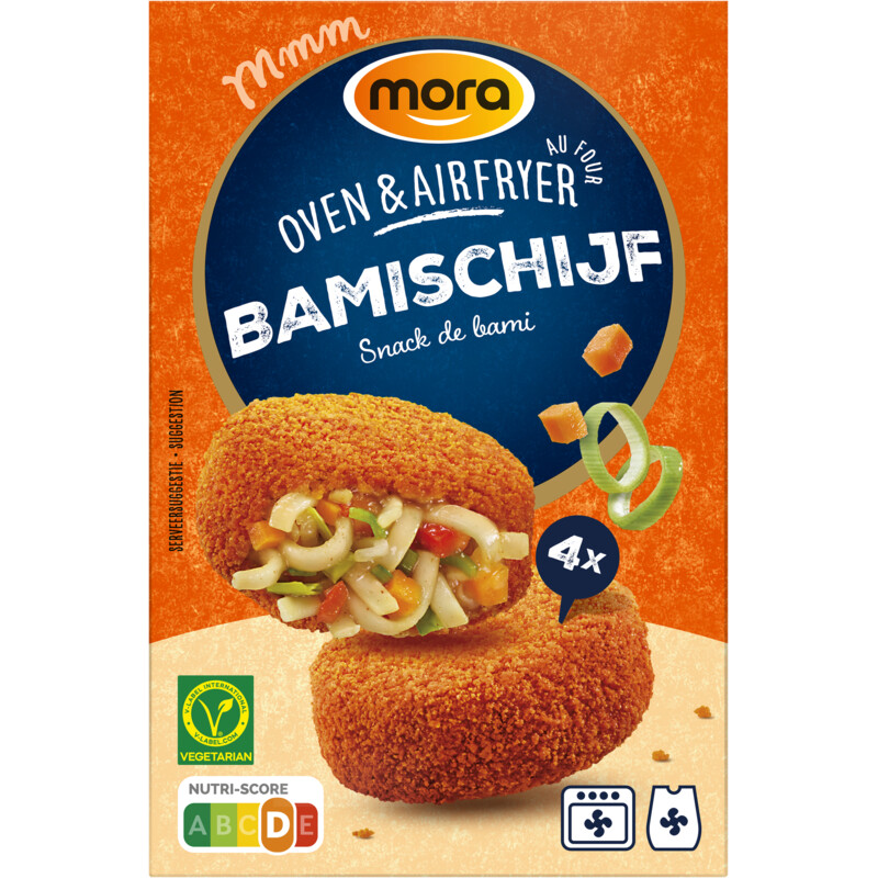 Een afbeelding van Mora Oven & airfryer bamischijven