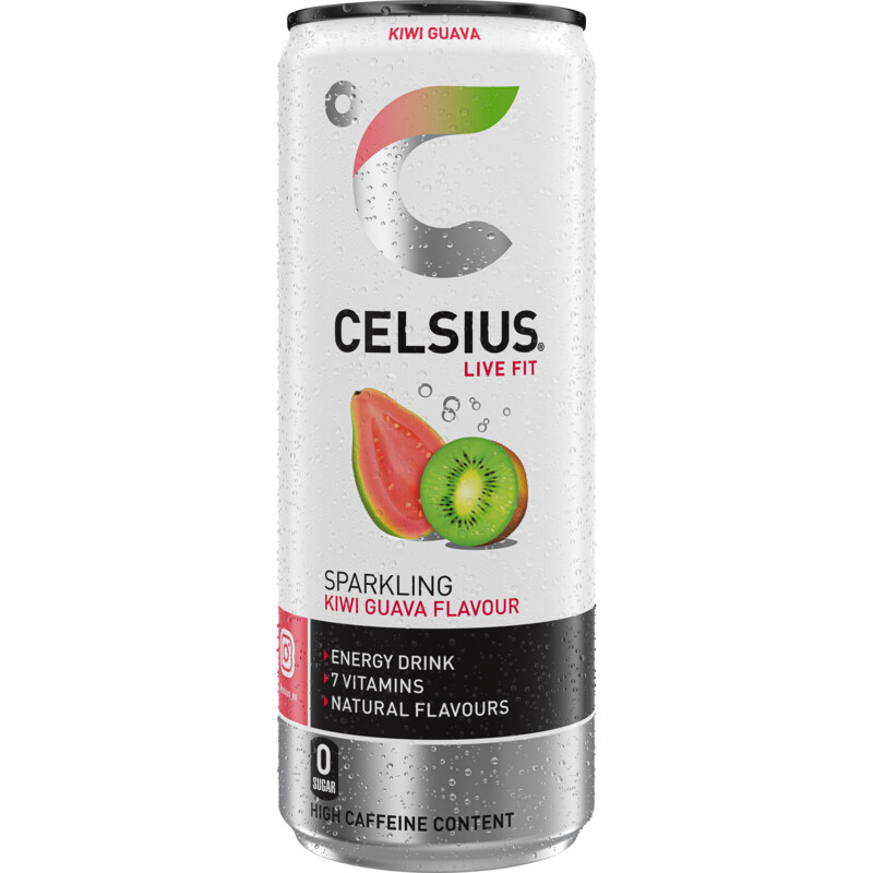 Een afbeelding van Celsius Sparkling kiwi guava flavour