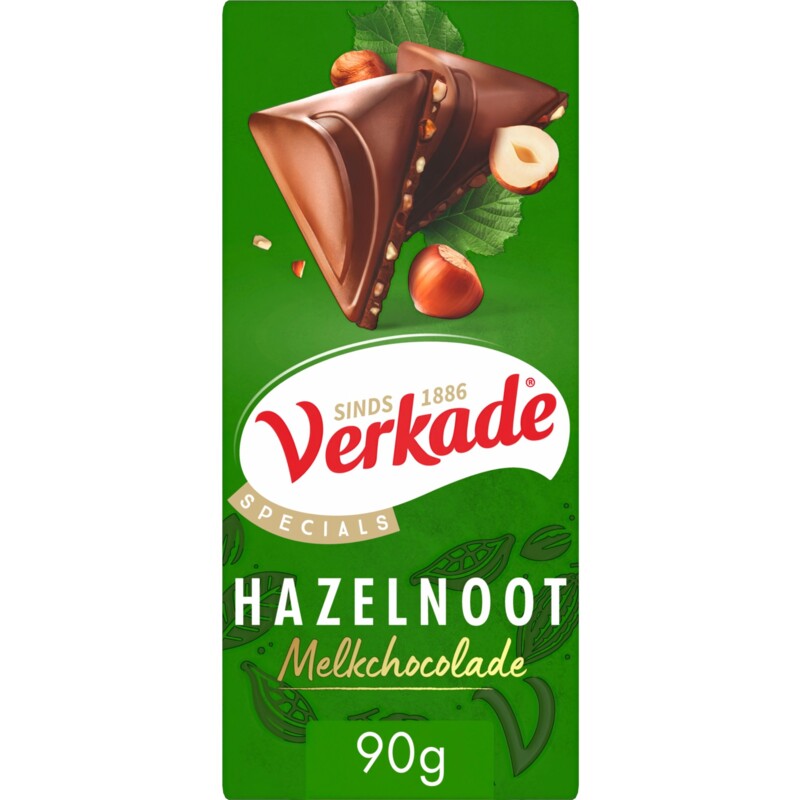 Een afbeelding van Verkade Specials hazelnoot melkchocolade