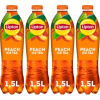Een afbeelding van Lipton Ice tea peach 4-pack