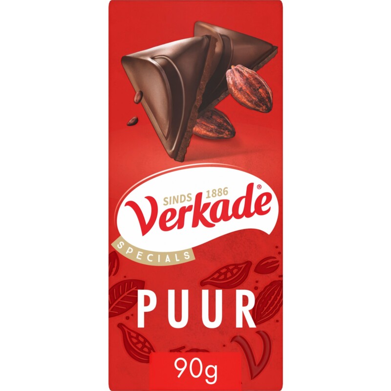 Een afbeelding van Verkade Specials puur 52% cacao
