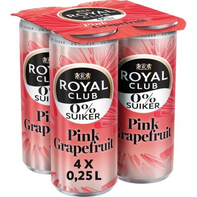 pdp-image-Royal Club Pink grapefruit 0% suiker 4-pack