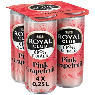 pdp-image-Royal Club Pink grapefruit 0% suiker 4-pack