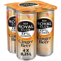 Royal Club Ginger beer 0% suiker 4-pack