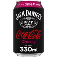 Een afbeelding van Jack Daniels Whiskey & coca cola cherry