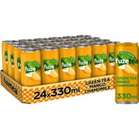 Een afbeelding van Fuze Tea Green tea mango chamomile 24-pack