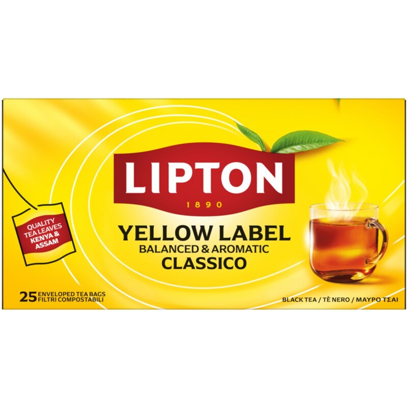 Een afbeelding van Lipton Yellow label