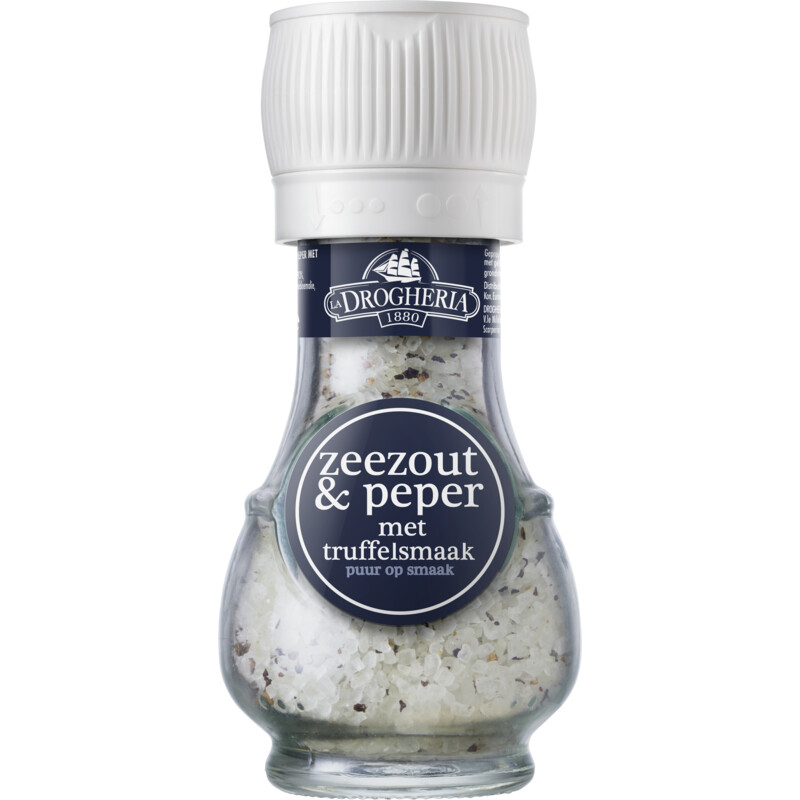 Een afbeelding van Drogheria Zeezout & peper met truffelsmaak