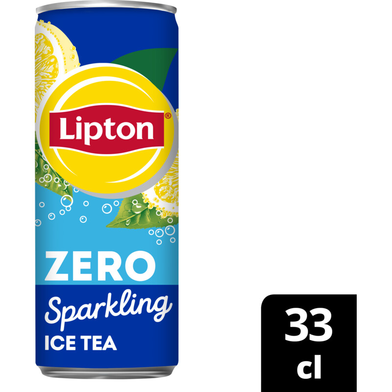 Een afbeelding van Lipton Ice Tea Can Bruis Zero33cl BEL