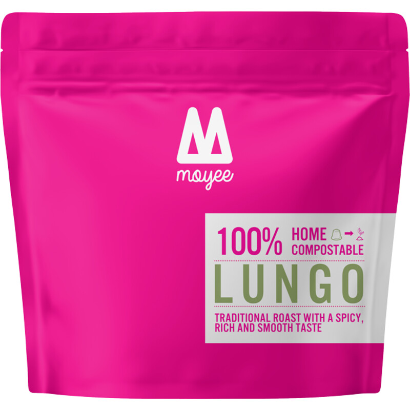 Een afbeelding van Moyee Lungo compostable capsules