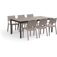 Een afbeelding van Keter Lissabon 200 6x stoel beige