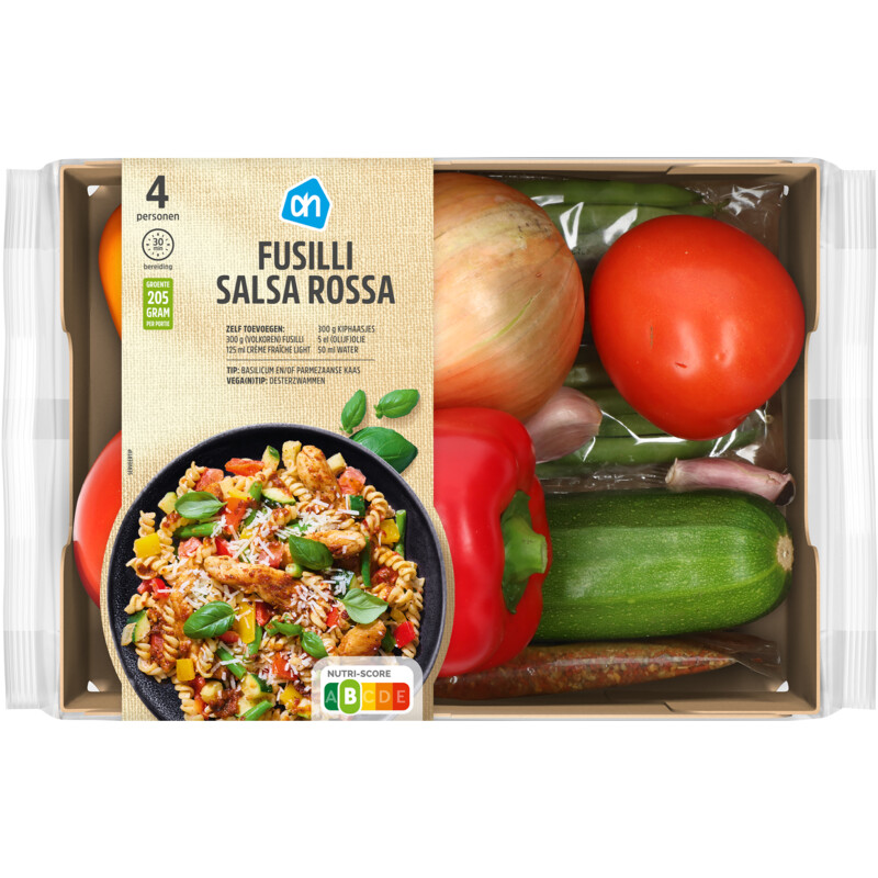 Een afbeelding van AH Fusilli salsa rossa verspakket