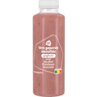 Een afbeelding van AH Yoghurt smoothie peer aardbei framboos