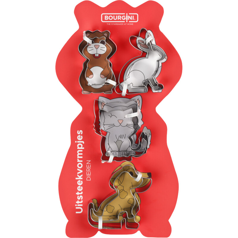Een afbeelding van Bourgini Uitsteekvormpjes dieren