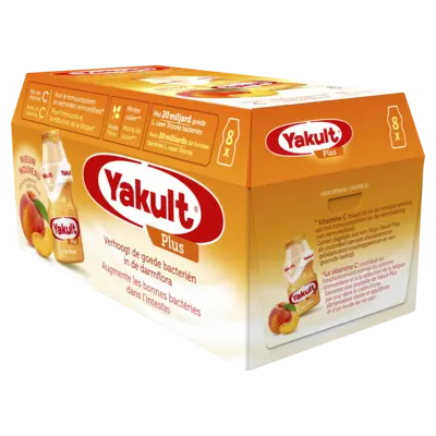 pdp-image-Yakult Plus perziksmaak 8-pack