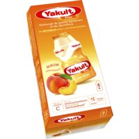 Een afbeelding van Yakult Plus perziksmaak 8-pack