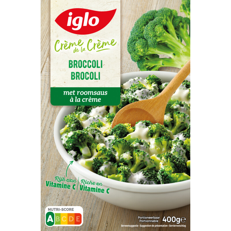 Een afbeelding van Iglo Broccoli in roomsaus bel