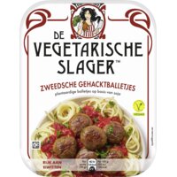Een afbeelding van Vegetarische Slager Vegan Zweedsche gehacktballetjes