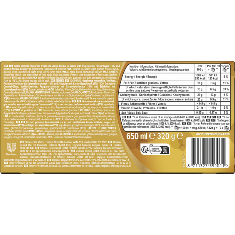 Een afbeelding van Viennetta Salted caramel