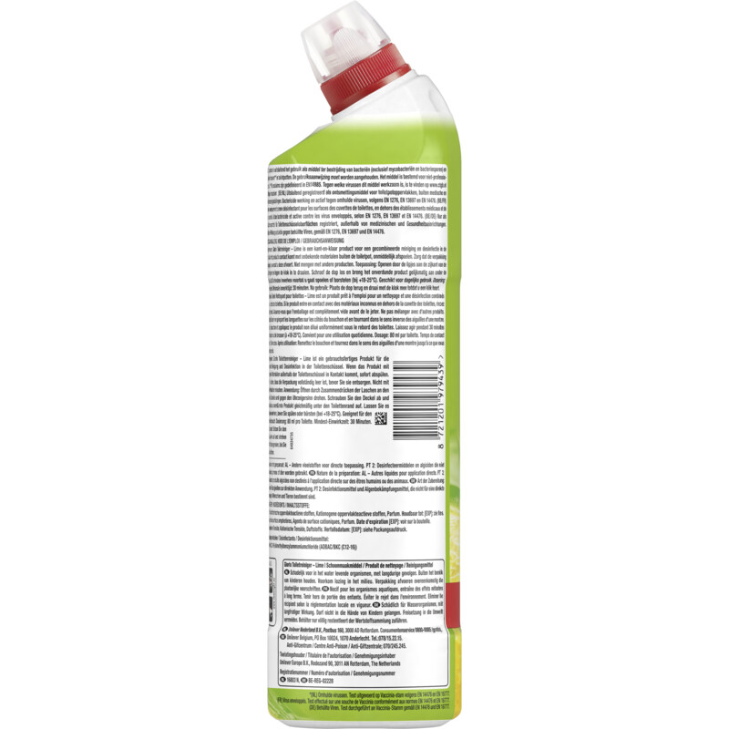 Een afbeelding van Glorix Toiletreiniger lime zonder bleek