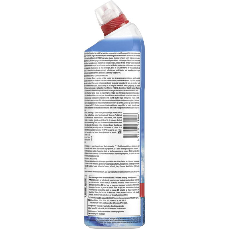 Een afbeelding van Glorix Toiletreiniger ocean zonder bleek