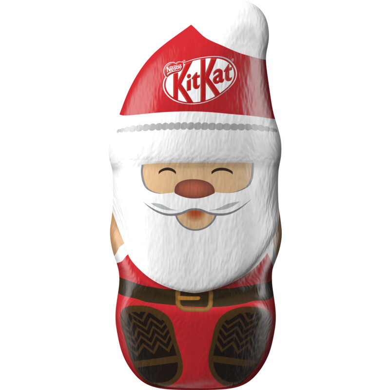 Een afbeelding van Kitkat Melkchocolade kerstman