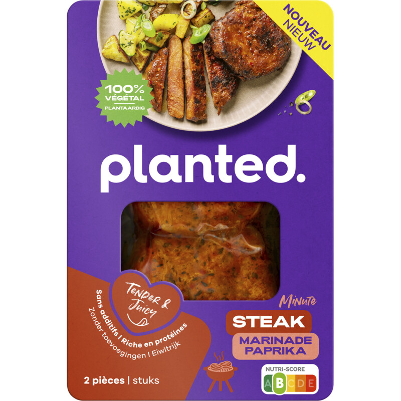 Een afbeelding van Planted Steak marinade paprika