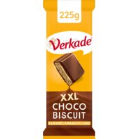 Een afbeelding van Verkade XXL choco biscuit karamelsmaakvulling