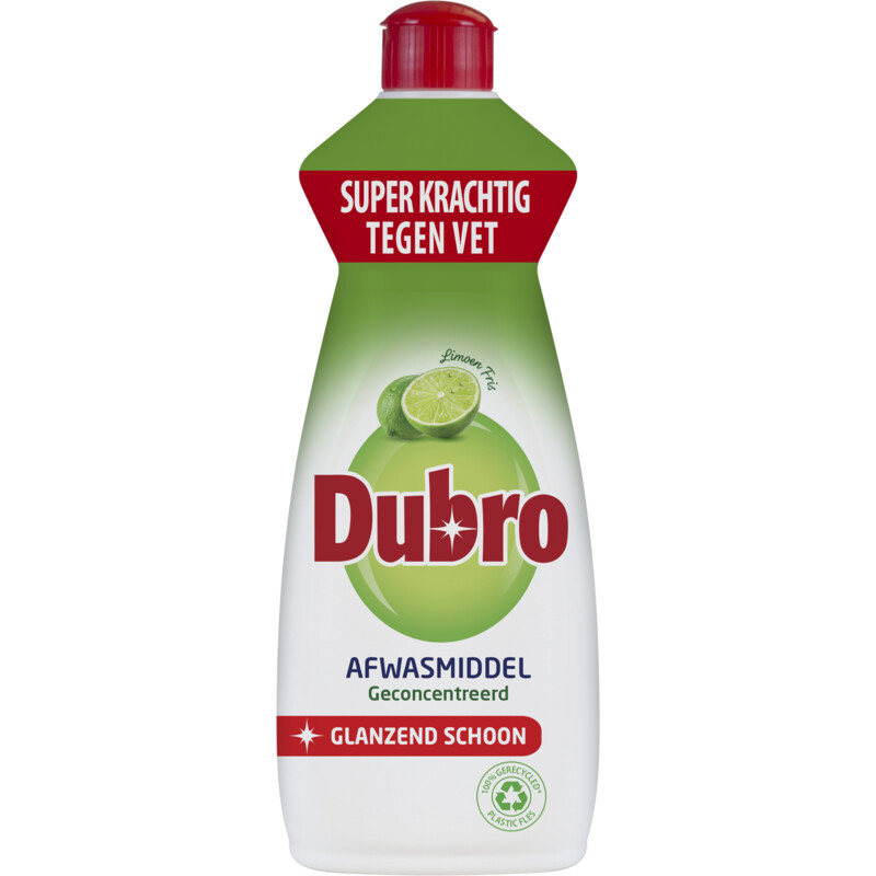 Een afbeelding van Dubro Afwasmiddel limoen fris