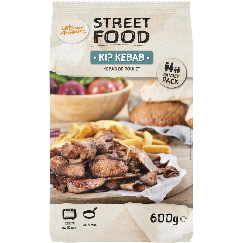 Een afbeelding van Lekker & Anders Street food kip kebab