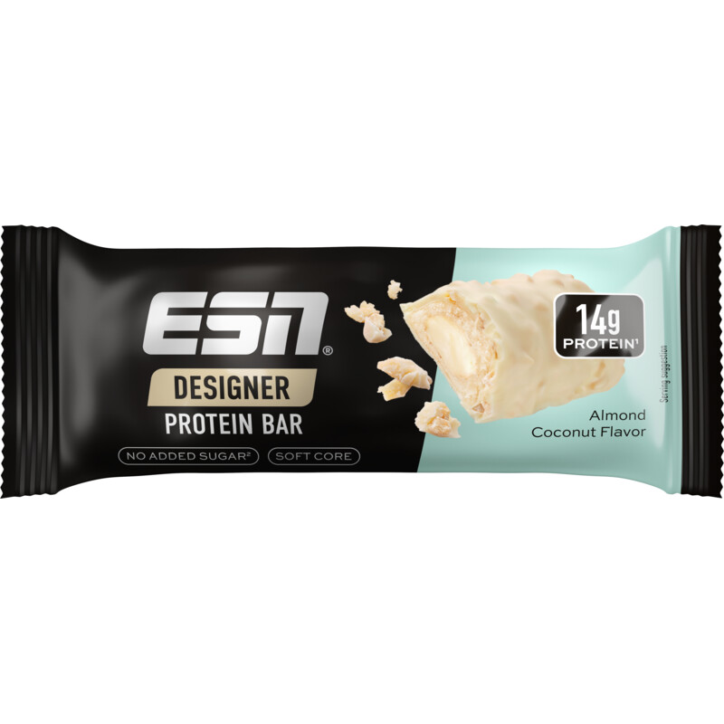 Een afbeelding van ESN Designer protein bar almond coconut
