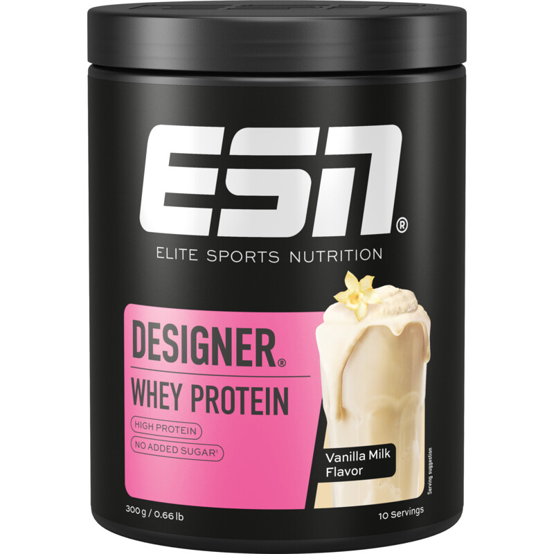 Een afbeelding van ESN Designer whey protein vanilla milk