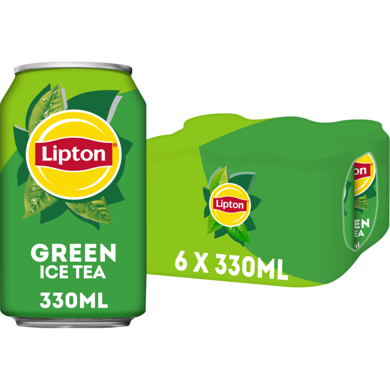 Een afbeelding van Lipton Ice tea green 6-pack
