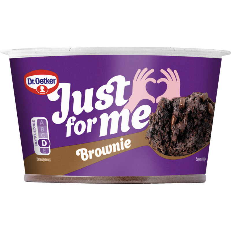 Een afbeelding van Dr. Oetker Just for me brownie