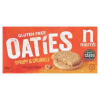 Nairn's Oaties syrupy & crumbly