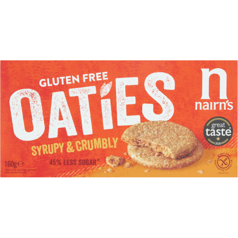 Een afbeelding van Nairn's Oaties syrupy & crumbly