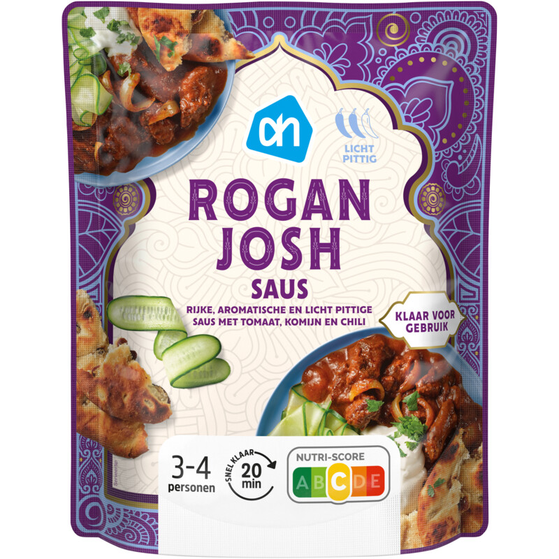 Een afbeelding van AH Rogan josh saus