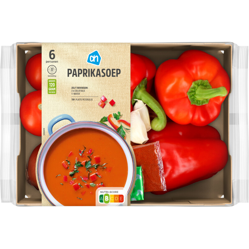 Een afbeelding van AH Paprikasoep verspakket