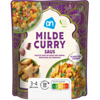 Een afbeelding van AH Milde curry saus