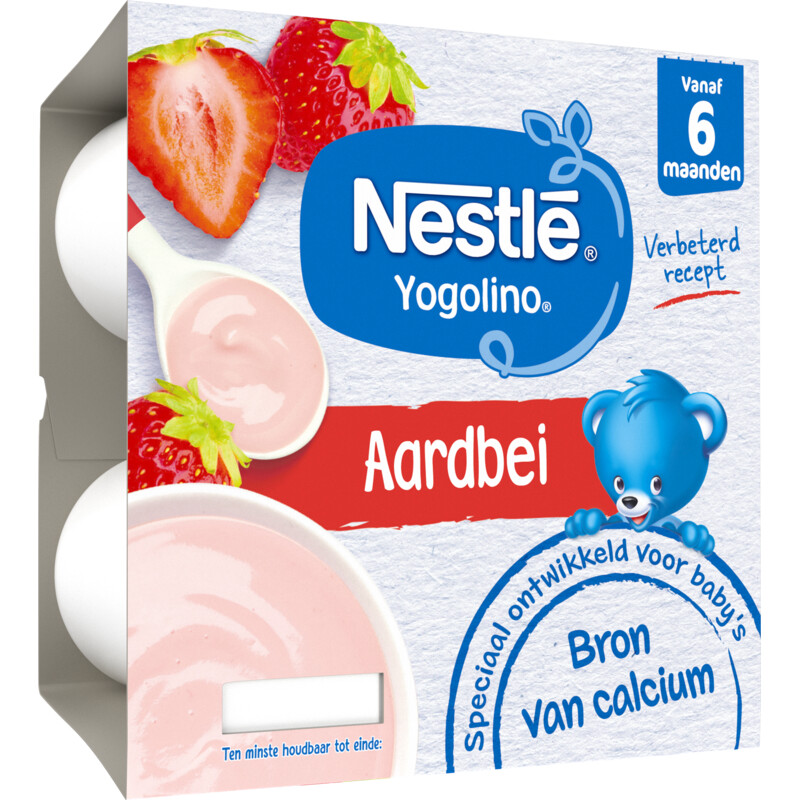 Een afbeelding van Nestlé Yogolino aardbei 6m+