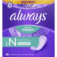 Een afbeelding van Always Fresh normal 0% perfume inlegkruisje